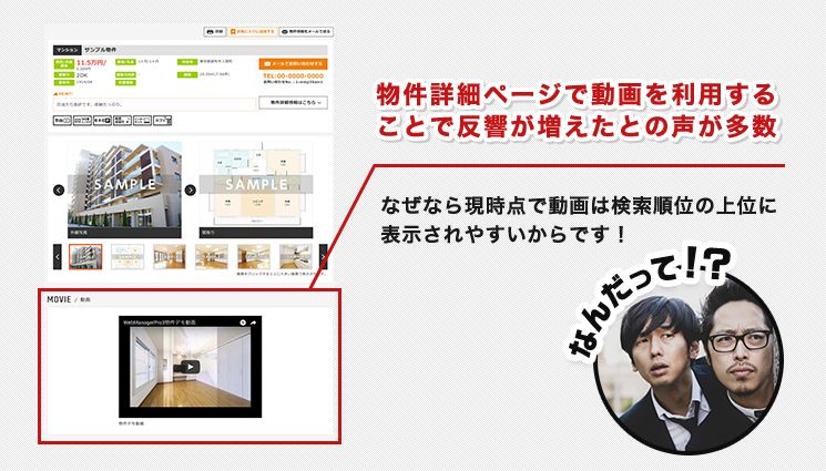 動画を利用することで反響が増えたとの声が多数